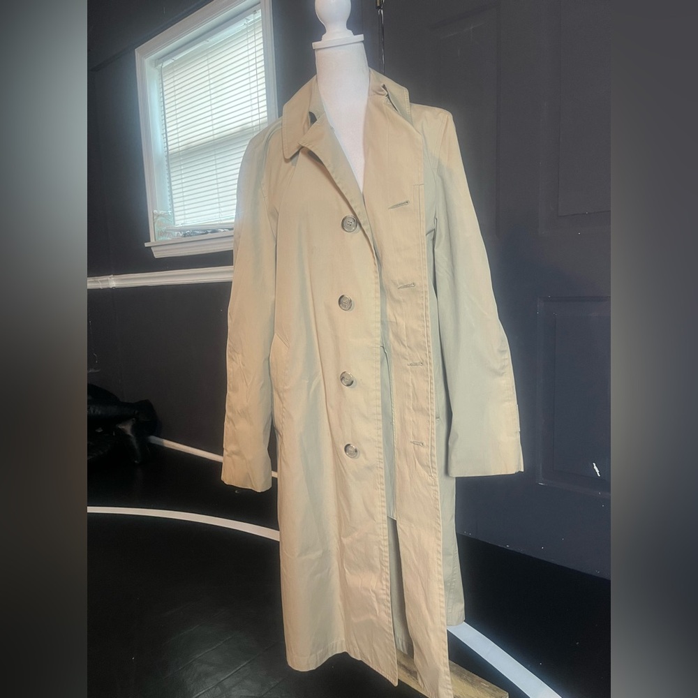 Vintage London Fog Tan Trenchcoat Size 38 Long